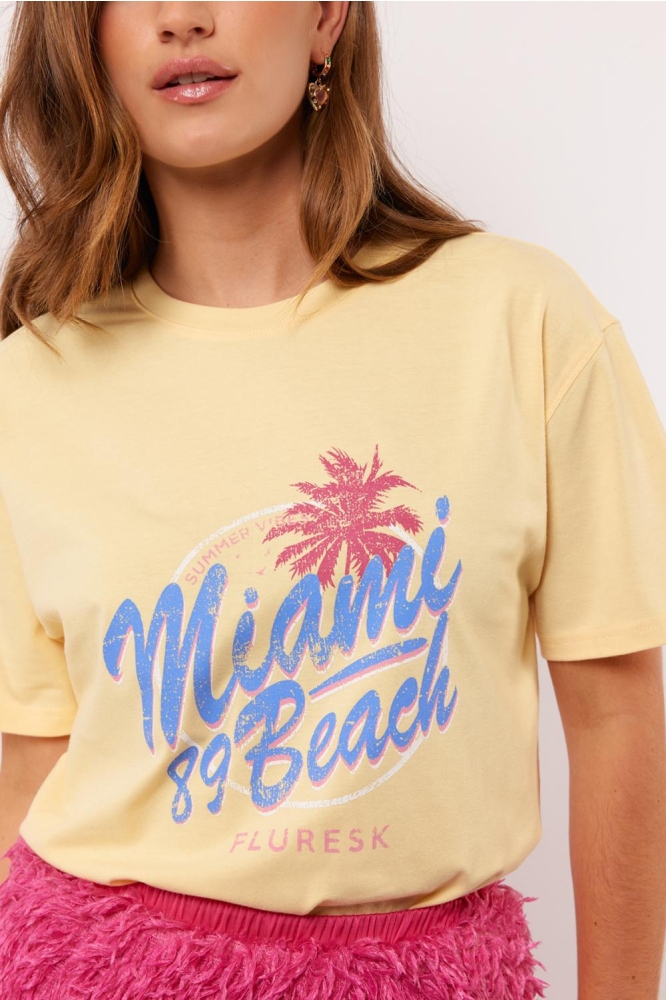 ANNORA T SHIRT 25ZFFF01 125 Sunbeam Yellow